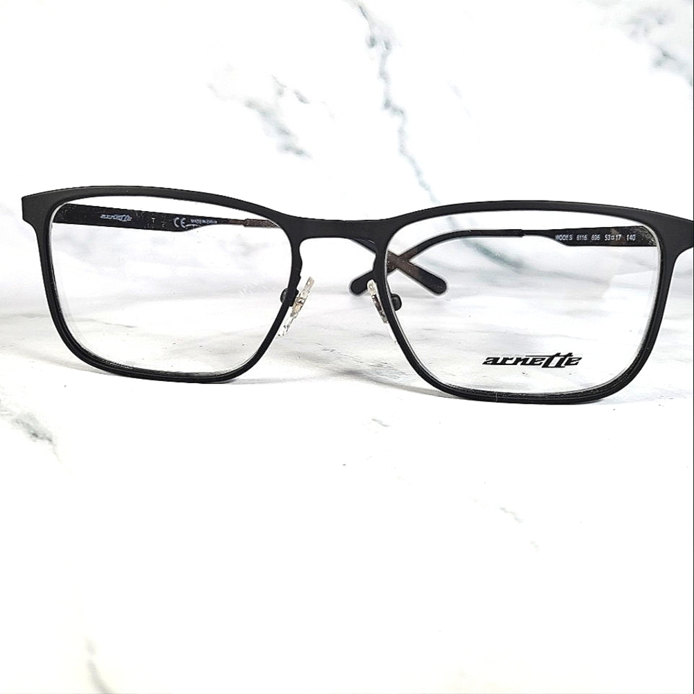 NEW Rx'able Eyeglass Frame, ARNETTE, black, 53 17 140 lightweight unisex glasses